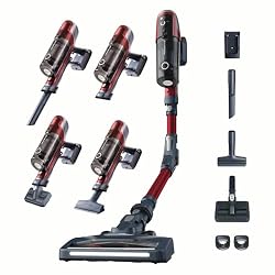 Rowenta Cordless Stick Vacuum Cleaner, Light, LED Display…