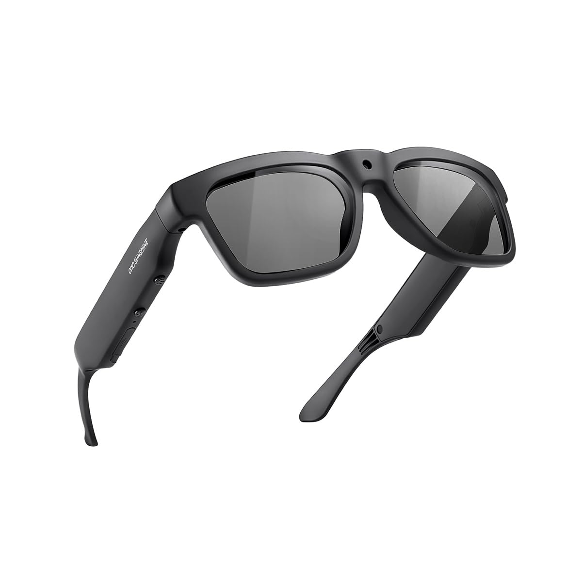 OhO Smart Glasses, occhiali da sole con fotocamera da Bluetooth, con altoparlante aperto, cuffie auricolari, per sport interni ed esterni, protezione UV polarizzata, per uomini e donne,