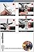 TOPCABIN 1 Pair Bicycle Mirror,Big View Bike Rear View Mirror Blindsight Multi Angle Adjustable Bike Mirror Billet Aluminum Chrome Plated Outside Skull Claw Style Also suitable for motorcycle mirror