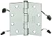 McKinney Products T4A3786 4 1/2 x 4 1/2 QC8 US26D 085525 Hinge, Steel