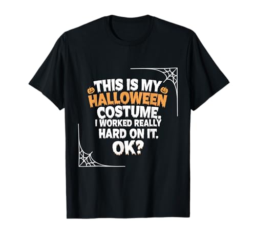 Este es mi disfraz de Halloween Pumpkin Group Family Matching Camiseta