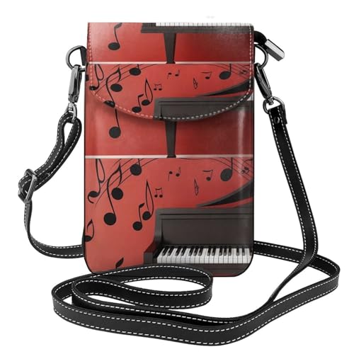 Portefeuille pour cartes de crédit et téléphone portable style musique