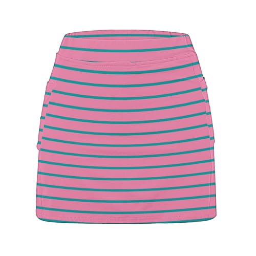 Shorts de ioga para mulheres, listrados, atléticos, leves, culottes de cintura alta, shorts de corri
