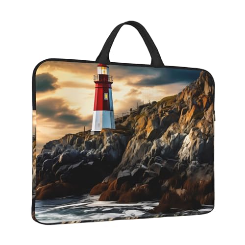 Funda para portátil de 14 pulgadas Nautical Lighthouse miniatura 2
