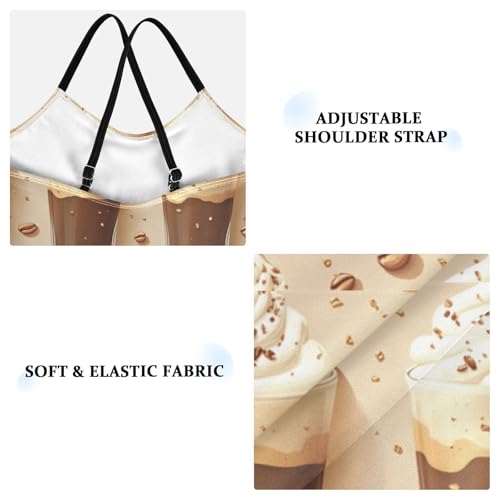 Pigsaly Girls One Piece Swimsuits Hot Drink Coffee Cup Kids Cross Back Swimwear Toddler Beach Sport Bathing Suit 3T3