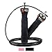 PROCIRCLE Speed Jump Rope - Nature Handle - Adjustable with Ball Bearings - Workout for Double Unders, WOD, Outdoor, MMA & Boxing Training