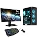 Sedatech Pack PC Gamer Expert • AMD Ryzen 7 5700X 8X 3.4Ghz • Radeon RX6600T • 16Go RAM • 1To SSD M.2 • WiFi • Windows • Unité Centrale + Ecran LED 24" Full HD + Clavier/Souris