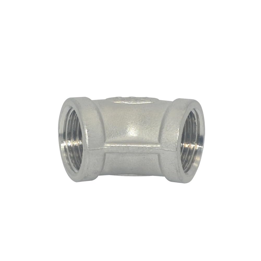 1/4 ''-2'' BSP Hilo Femenino 304 Acero Inoxidable Igual Codo de 45 Grados Doble Diente Interno Accesorios de Junta de tubería de Agua(2")