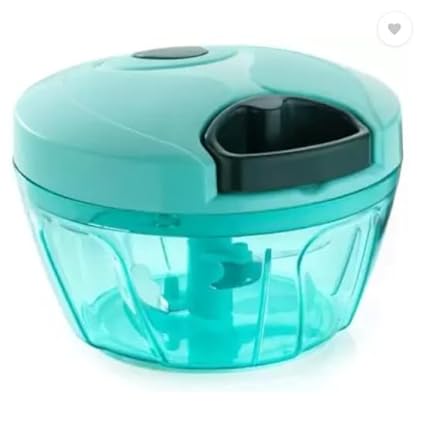 Rofell 450ml Big Size Quick Hand Dori Vegetable Chopper & Fruit Chopper, Fruit Cutter for Kitchen - Manual Chopper, Onion, Dry Fruit Salad Maker(Blue)