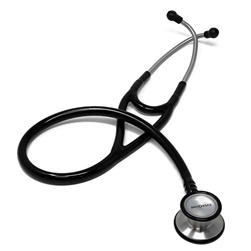 EverOne Premium Cardiology Stethoscope, Black Tube, 27 Inch Amazon price tracker / tracking