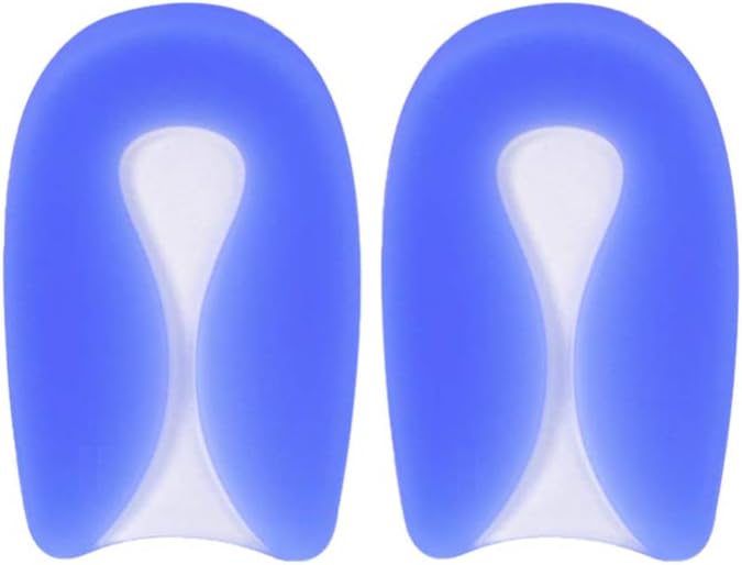 Exceart Gel Heel Cups Plantar Fasciitis Inserts Slicone Non