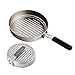 Smvala Padella Padelle in Puro Titanio 1.1L 7"Padella Antiaderente con Manico Pieghevole Perfetto per Il Campeggio e la Cucina all'aperto