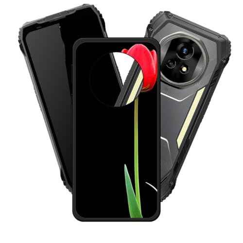 LCEHTOGYE �K�p Blackview Xplore 2 Projector�p�P�[�X�A�K�p Blackview Xplore 2 Projector (6,73")�ƌ݊����̂��钴���^�u���b�N�\�t�gTPU�V���R���Q���P�[�X�ی�J�o�[- LH28