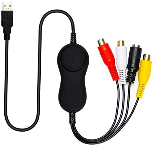 USB2.0ビデオキャプチャー デジタルデータ化 接続 PC/DVDダビング ビデオ/VHS テープ dvd パソコン取り込み Windows 2000 / XP/Vista/Win 7/8/8.1/10対応 dvd パソコン 保存 Windows Mac対応