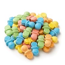 Snack Attack Oh Baby Candy Pacifiers Hard Candy Shower Favors Double Sealed Colorful Sweet Treats for Parties, Gifts & Events 4lb Bag