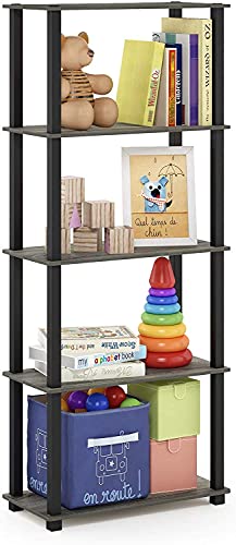 Image of Ash & Roh 4-Tier Multipurpose PVC Rack- Engineered Wood Wall Shelf for Bedroom, Living Room, Garage, Kitchen Storage Shelves (H-3.7 Feet |W-2 Feet |D-1 feet) (4-Tier PVC Rack)