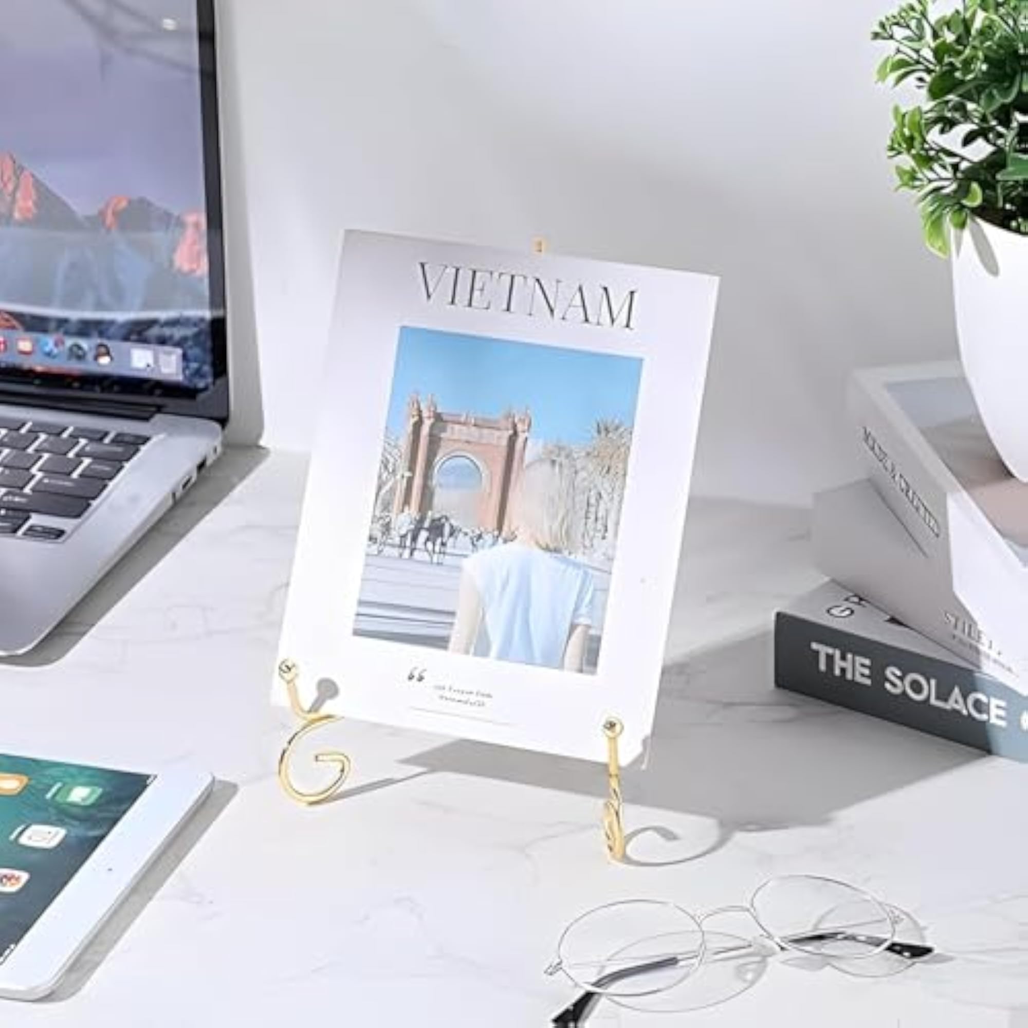 Metal Display Stand, Iron Easel Plate Holder