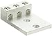 Panduit LAM3B250-12-1Y Three Barrel Lug, Two Hole, #6 AWG - 250 kcmil Conductor Size Range, 1/2" Stud Hole Size, 1.75" Stud Hole Spacing, 5/16" Hex Size, 0.31" Tongue Thickness, 2.82" Width, 1.19" Overall Height, 4.00" Overall Length