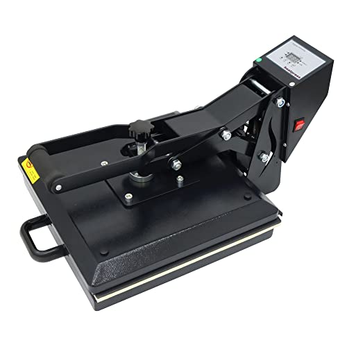 Prensa térmica plana 15x15 pulgadas 110V 1400W miniatura 2