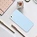 kwmobile Case for Apple iPhone SE (2016) / 5 / 5S - Slim Soft TPU Silicone Cover - Light Blue Matte