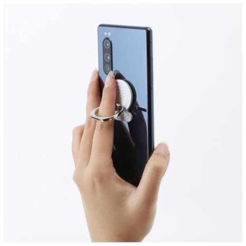 フラワーリング ドラえもん I'm DORAEMON スマホリング ユニセックス 落下防止 スタンド DR-S0015-BL ブルー 約H5cm×W3cm