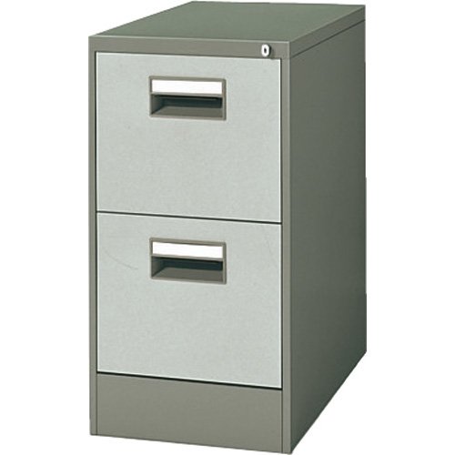 コクヨ ファイルキャビネット ファイリングキャビネット A4-02N-N A4サイズ 引き出しタイプ 2段 グレー