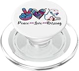 Photo Gallery peace love, infermiera per allattamento, leopardata, motivo: ghepardo, rn lpn popsockets popgrip per magsafe Photo Gallery peace love, infermiera per allattamento, leopardata, motivo: ghepardo, rn lpn popsockets popgrip per magsafe