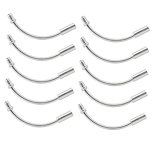 Toddmomy 20pcs Professional Brake Tube Set Flexible Aluminum Elbow Cable Guide for Mountain Bike Compatible Systems Bike Accessories