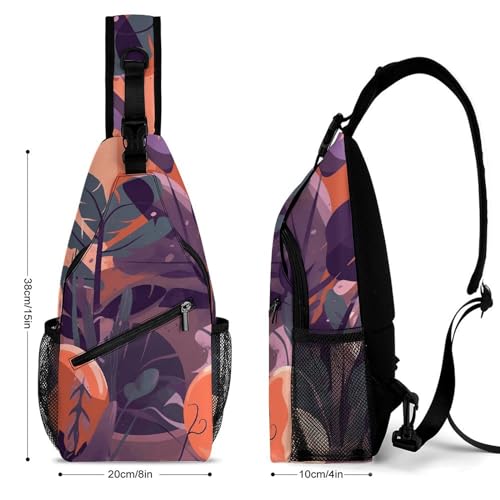 Bolso cruzado tipo sling para hombro y pecho miniatura 2
