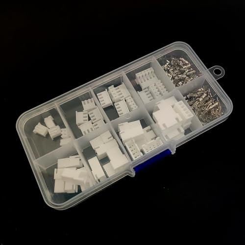 Kit conectores JST XH 2.54mm macho y hembra con terminales miniatura 5