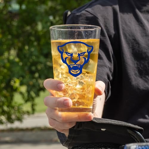 Image of Logo Brands NCAA 16 oz Pint Glass - Durable Glass With Bold Team Color- Chip-Resistant Rim Drinkware For Fans, Tailgates, Home Bars & Everyday Use