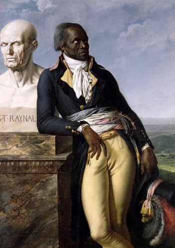 Cuadro retrato de Jean Baptiste Belley por Girodet para decoración de dormitorio en 60x90cm