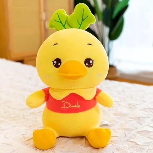 Image of Cute Red Duck Animal Soft Stuffed Toys, Plush Teddy Bear Dolls for Girls, Boys, Kids, Adults, Birthday Gift, Car Hanging, Home Decoration - 35 cm