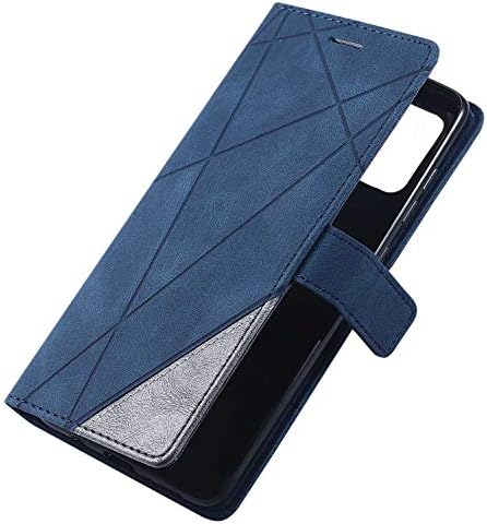 Galaxy A71 Case, SONWO Premium Leather Flip Wallet Case Magnetic Closure Card Slots Kickstand Phone Case for Samsung Galaxy A71, Blue