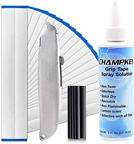 CHAMPKEY Premium Grip Repair Kits for Regripping Golf Clubs | Come with Hook Knife, 15 Professional Tapes, Golf Solvent and Rubber Vise Clamp CHAMPKEY Premium Grip Repair Kits for Regripping Golf Clubs | Come with Hook Knife, 15 Professional Tapes, Golf Solvent and Rubber Vise Clamp