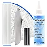 CHAMPKEY Premium Grip Repair Kits for Regripping Golf Clubs | Come with Hook Knife, 15 Professional Tapes, Golf Solvent and Rubber Vise Clamp