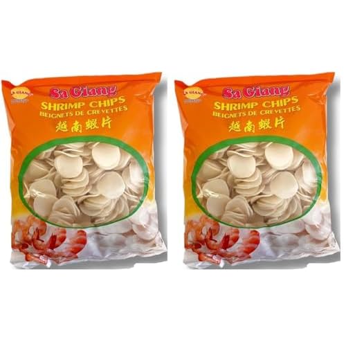 SA GIANG - Ungebackenes Krabbenbrot, (1 X 1 KG) (Packung mit 2)
