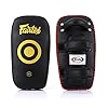Fairtex KPLC5 Muay Thai Kickboxing Lightweight Thai Pads (Black)