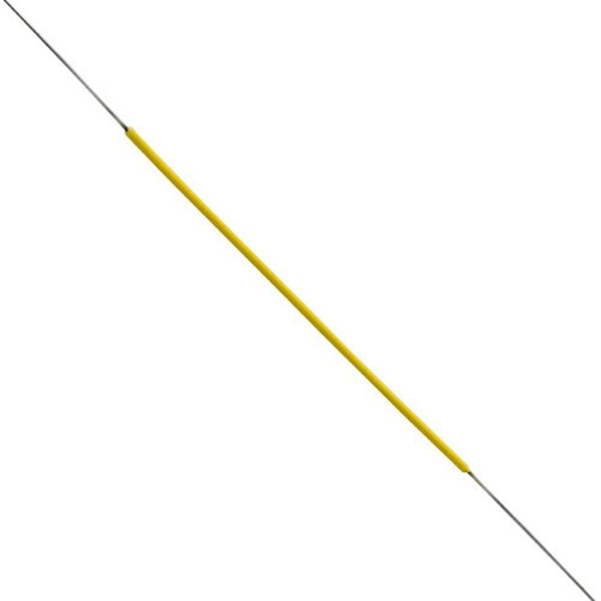 Jonard Tools 30-Y-50-010 Yellow Insulated Kynar Pre-Cut Pre-Stripped Wire, 30 AWG, 1" Insulation Length (50 Pack)