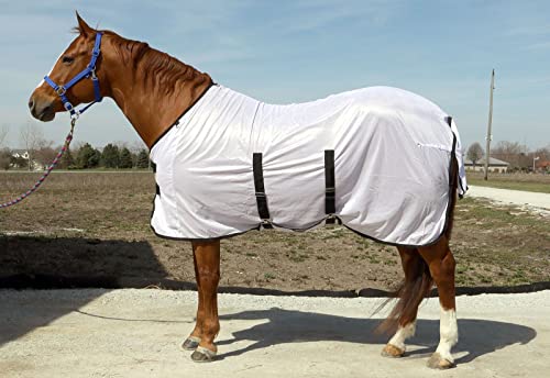 BasEQ Fly Sheet with Belly Closure White/Black 63 - Image 4