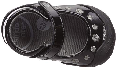 Stride Rite Girl's Sr Mira Mary Jane Flat, Black, 2 M Us Infant #TOP4