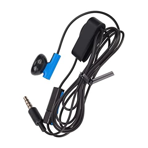 minifinker Gaming Earbuds, Noise Reduction 3.5mm Wired Gaming Earpiece with Microphone for PS4 Controller Cover