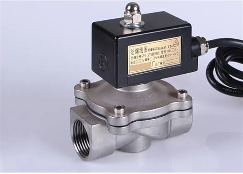 Électrovanne normalement fermée 1 pouce acier inoxydable vanne commande électrique 380V - 7