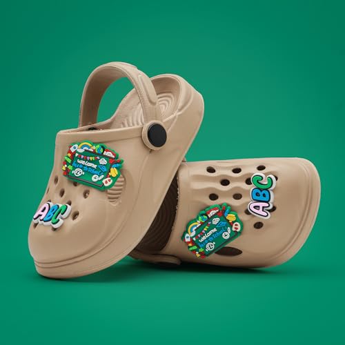 Image of ASIAN Kid's Casual Daily Used Walking Clogs with Ultra Soft Home Clogs Slipper for Boy's & Girl's Clogs-Junior
