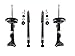 Bilstein B4 OE 4 Pc Front + Rear Shocks / Struts compatible with 01-09 Mercedes W230 C-Class C220 C240 C280 C320 C350