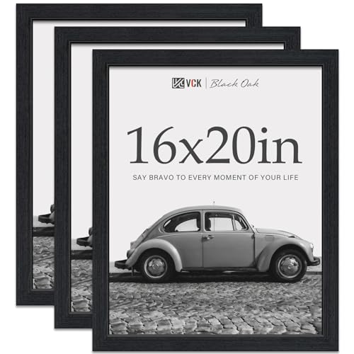VCK 16x20 Black Oak Picture Frames (3 Pack)
