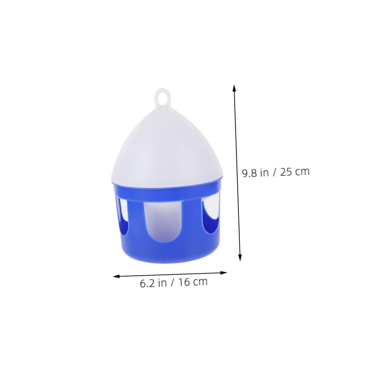 Abreuvoir Portable pour Pigeons 2 Pièces 2l en PVC | Démontable et Réutilisable, Nettoyage Facile, Lot de 2, pour Grive et Oiseau