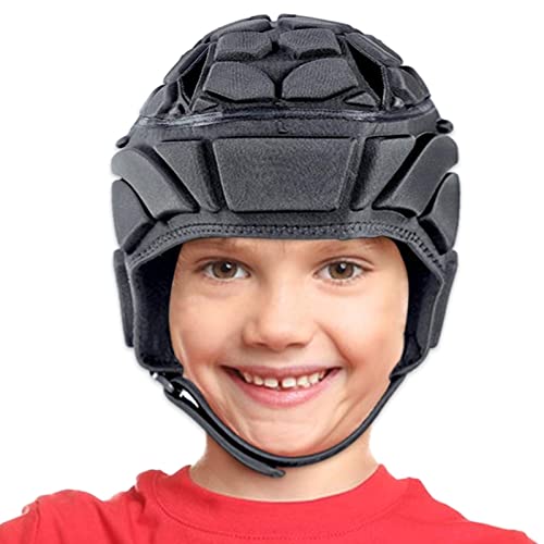 chapelaria macia - Capacete de goleiro de futebol respirável de proteção para meninos | Chapéu de go