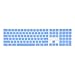Price comparison product image TOP CASE - Ultra Thin Silicone Soft Keyboard Cover Skin for Apple Magic Keyboard with Numeric Keypad Model: MQ052LL/A A1843 (US Layout, 2017 Released) - Serenity Blue