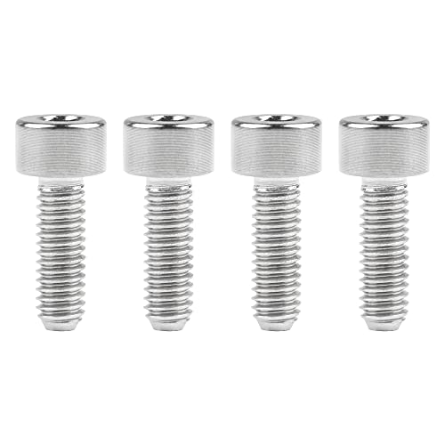 Boulons en titane M4 argent 12mm : lot anti-rouille pour alléger vos structures